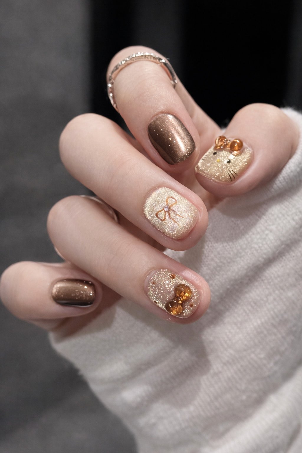 Hello Kitty nails